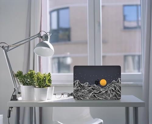 Funda MacBook Air 13 M3 negra ultra fina y resistente con protector teclado 6