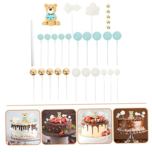 Vaguelly 4 Conjuntos De Copos De Papel Para Bolo Decoração Palitos De Cupcake Festa Palitos De Fruta