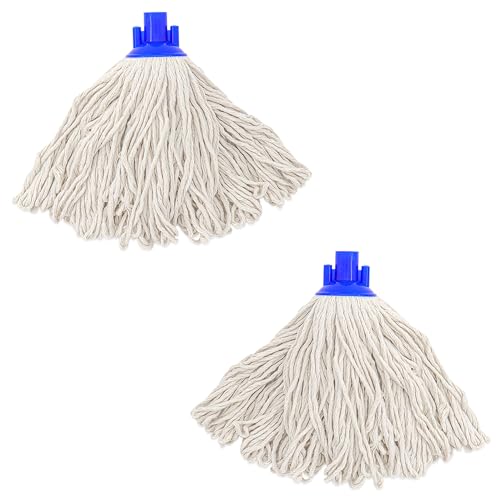 Cotton String Screw on Mop Replacement Head Compatible with All Standard US Threading Pole (Acme 3/4...