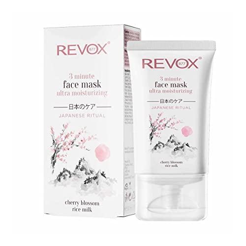 Revox - Mascarilla facial 3 minutos Ultra Hidratante Ritual Japonés 