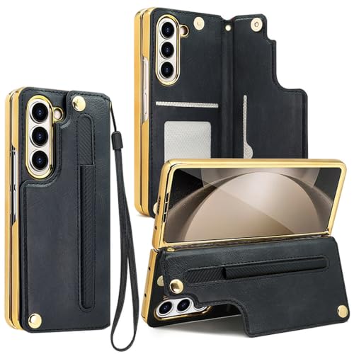 Coque portefeuille cuir Samsung Z Fold 6 pour sécuriser vos déplacements urbains