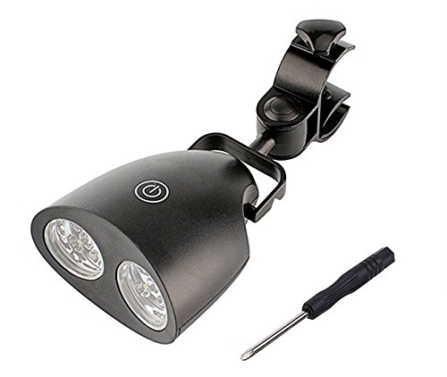 Shenghao Adjustable 10 LED BBQ Grill Light Handle Mount Clip Barbecue Camp Lights Waterproof Heat Resistance Lamp for Camping Outdoor BBQ Barbecue Grill Night Fishing