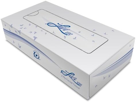 Livi Solaris Paper 2-ply Facial Tissue, 8.37" x 8.07", White