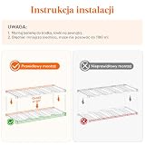 Lifewit Organizer na butelki do stosowania w szafce, zamrażarce, spiżarni z plastiku na blat kuchenny, biuro, 2 półki na 8 butelek