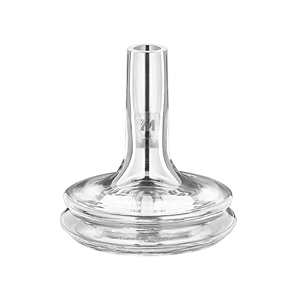Magnum Shisha Made in Germany Edelstahl - Böhmisches Kristallglas - integriertes Ausblasventil/Stainless Steel Hookah… – Bild 4