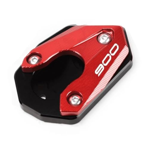 Placa extensión soporte lateral motocicleta Z900 Z650 2017-2023 ampliador caballete rojo