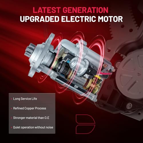 Image of BDFHYK 741-491 Power Window Regulator with Motor Front Right, Compatible with Honda Accord 1998-2002