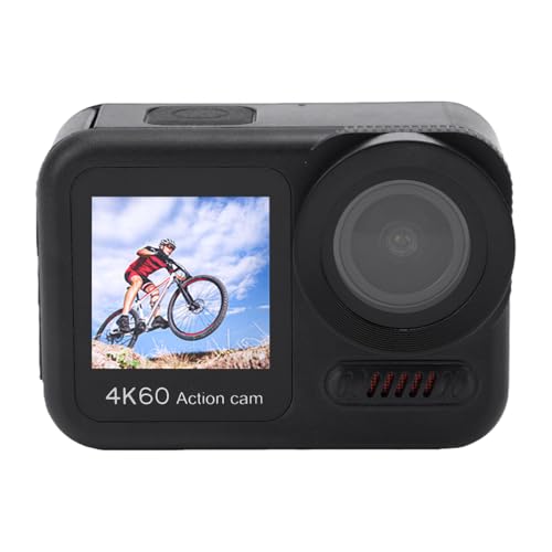 LICAEVEY Cámara de Acción Impermeable 4K 60FPS, Cámara Deportiva WiFi de 64MP con Memoria de 32GB, Gran Angular de 150°, Pantalla Táctil de 2.0 Pulgadas para Buceo y Ciclismo