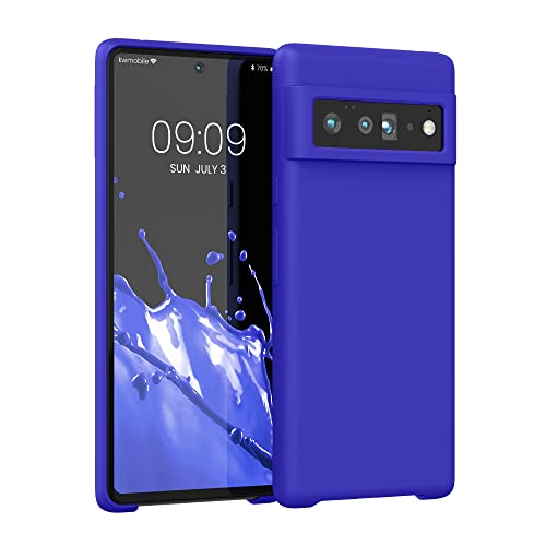 kwmobile Case Compatible with Google Pixel 6 Pro Case - TPU Silicone Phone Cover with Soft Finish - Baltic Blue by kwmobile - Used condition - US$6.77