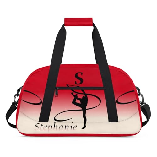 Kids Duffle Bag Personalized Gym Bag Overnight Bags, Ideal for Travel and Sports, Suitable for Men Women for Gym, Dance, Yoga, Durable Waterproof Sport Overnight Handbags Dance