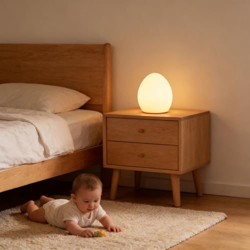 Lámpara Oval Recargable Flexible con Dimmer para Dormitorio miniatura 3