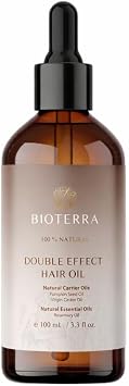 Bioterra Double Effect Sa  Bak m Ya  100ml   Sa  Uzat c  & Yeni Sa  Olu umunu Destekleyen Bitkisel Form l, D k lme Kar t , Parabensiz & Silikonsuz Yo un Bak m