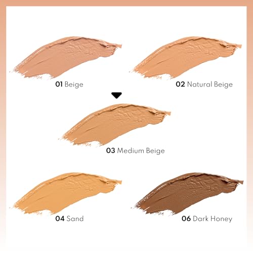 Image of Note Cosmetique Luminous Silk Compact Powder - Medium Buildable Coverage - Weightless Setting Powder Foundation - 03 Medium Beige - 0.4 oz