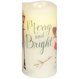 Carson, Merry and Bright Flameless Candle