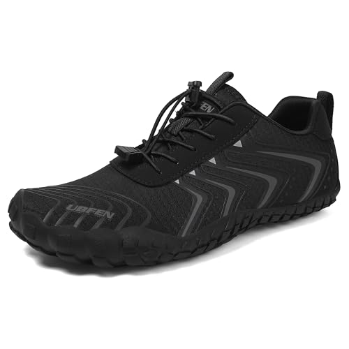 Image of UBFEN Water Shoes for Men Women Quick Dry Swim Aqua Socks | Lightweight Barefoot-style Fit, Rubber Sole, Hiking, Fishing, Kayaking, Beach, Pool, Boating, Diving And Water-to-land Wear
