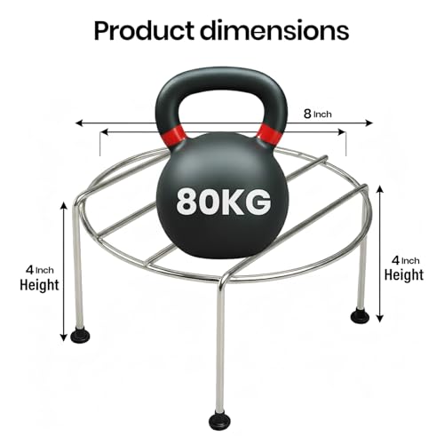 Image of Pivalo Round Plant Stand for Flower Pots & Gamla | Rust-Resistant Heavy Duty 301 Grade Stainless Steel Pot Holder for Indoor & Outdoor Plants | Garden, Balcony & Living Room Decor (2 PCS)