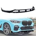 Schwarz Front Spoiler Lippe Frontspoiler Frontlippe Stoßstange passend für BMW X5 G05 mit M Sport Paket 2019 2020 2021 2022 2023