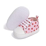 Babelvit Baby Girl Sneakers Infant Non Slip Shoes Toddler Newborn Prewalker Fashion Soft Walking Tennis Crib Birthday Baptism Casual Ankle Candy Shoes for 3-18 Months