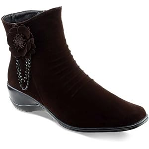 Shuz Touch Women and Girls Comfirt Smart Fashion Zipper Casual Ankle Boots