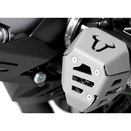 Cache de protection potentiomètre SW Motech argenté pour capteur de moto