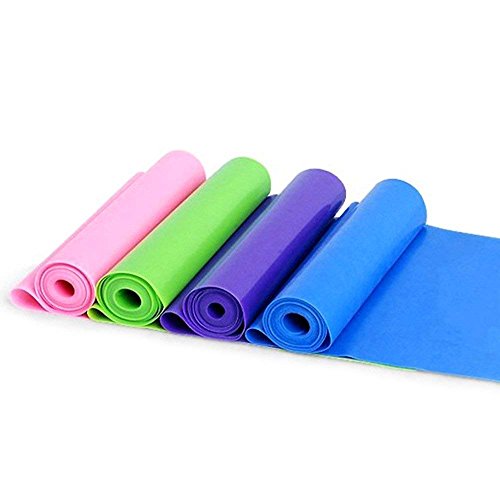 Preisvergleich Produktbild EPRHY Elastisches Yoga- / Pilatesband, 1,5 m, elastisch, 2 Stück