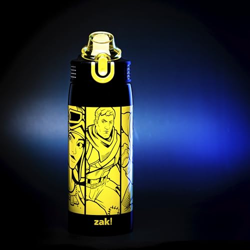 Image of Zak Designs Fortnite Sage 19oz Leak-Proof Straw Kids Water Bottle