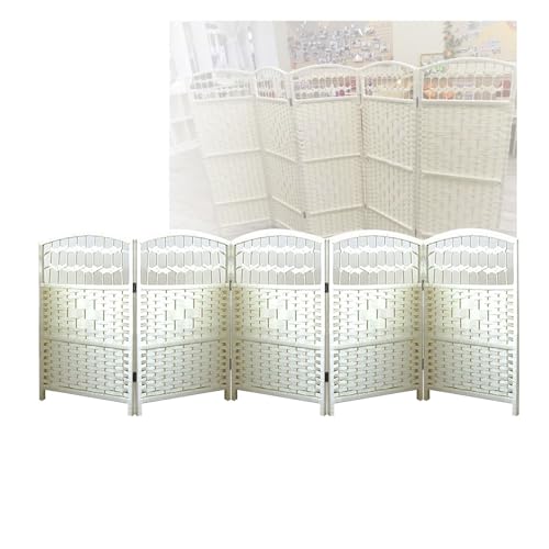 GCGC Biombo Pequeño,Separador De Ambientes Independiente De 4/5/6 Paneles,Separador De Ambientes Corto Y Plegable,Ideal For Guarderías, Oficinas Y Dormitorios.(80X40CM 5 Panel)