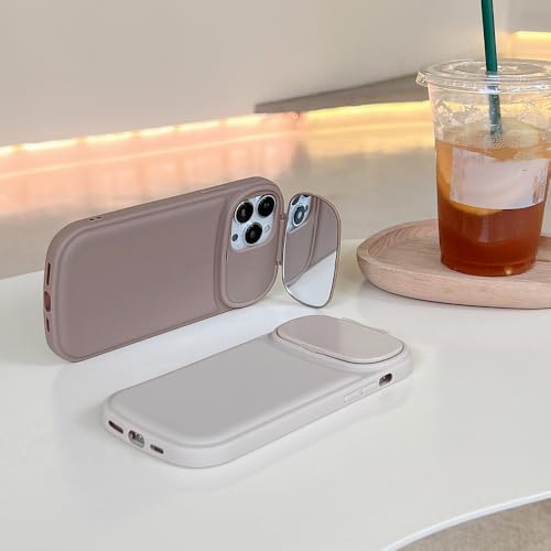 Support portable iPhone 12 Pro étui miroir kaki pour vos sorties - 3