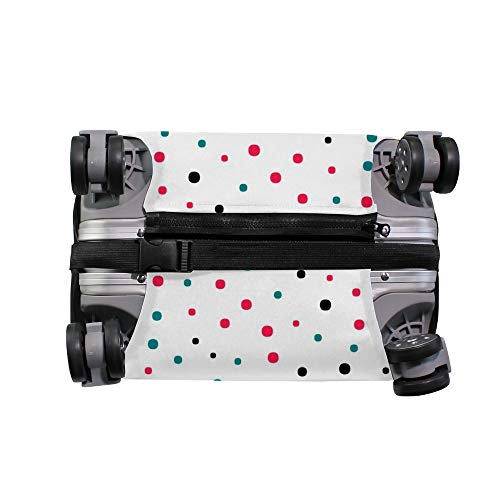 Housses de voyage à pois multicolores lavables et extensibles - 5