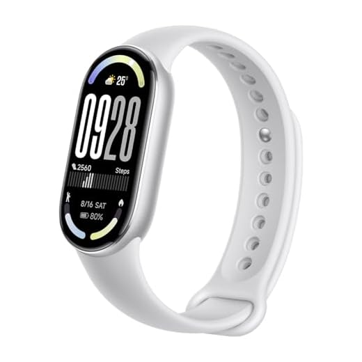 Xiaomi Smart Band 10, Smart Watch,Fitness-Tracker, 1,72" AMOLED Display, 21 Tage Akku, 5ATM Wasserdichtigkeit, SPO₂ & Herzfrequenzmessung, Schlafüberwachung,150+ Sportmodi, Silber
