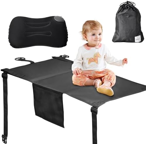 Airplane Seat Extender for Kids with Pillow - Toddler Travel Bed ...