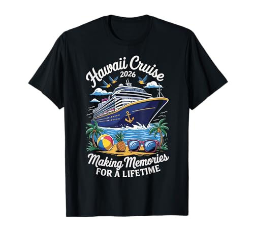 Hawaii Cruise 2026 Vacation Trip Matching Family Group T-Shirt