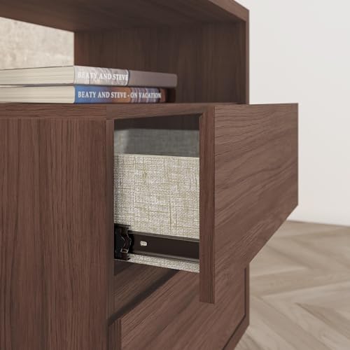 LM DECOR, Mesa de Cabeceira Campeche Castanho - Henn