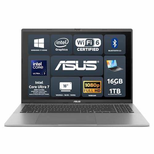 ASUS Vivobook S16 S3607CA: Recensione e Opinioni ASUS Notebook Vivobook S16 S3607CA-RP007W Intel Core Ultra 7 255H Intel AI NPU 16GB Intel Arc Graphics SSD 1TB 16'' WUXGA Win11 Home