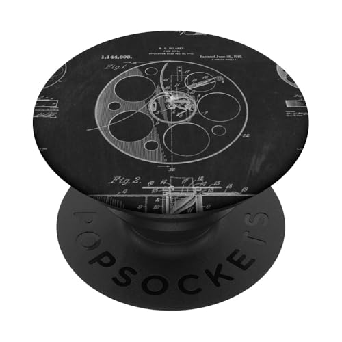 Retro Cinematography Film Reel PopSockets PopGrip