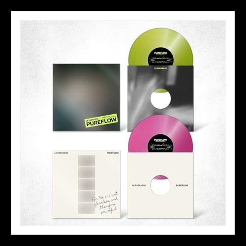 Album art for (VINYL Ver.) LE SSERAFIM [PUREFLOW PT.1] 2nd Studio Album (Random Ver.+Gift Card) K-POP by LE SSERAFIM