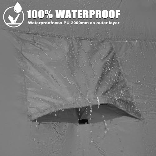 image for GoHimal Pickup Truck Tent, Waterproof PU2000mm Double Layer for 5.5-6.