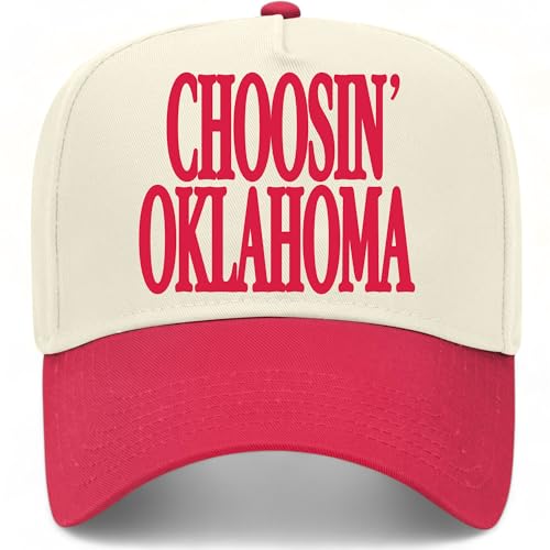 BROTHER TRUCKERS Choosin Oklahoma Hat (US Alpha One Size Red/Natural)