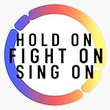 Detroit Become Human: Hold on. Sticker Bumper Sticker Vinyl Decal 5'
