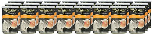 MIAMOR - Vitaldrink | Leckerer Drink für ausgewachsene Katzen zur Förderung der Flüssigkeitsaufnahme. Ergänzungsfutter in der Dose zur Unterstützung der Nierenfunktion | 24x135 ml Huhn