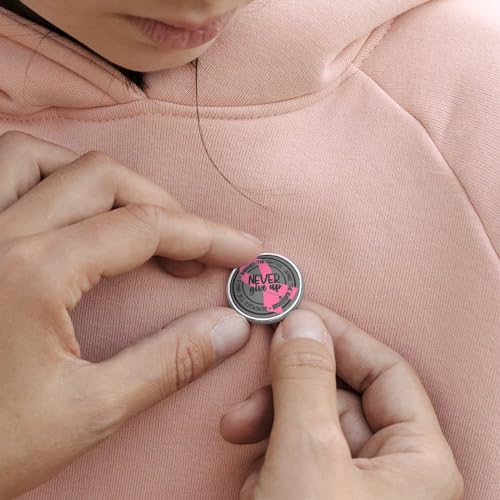 Guerrero insignia de la cinta rosa para apoyar la lucha contra el cáncer 5