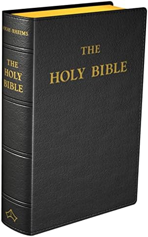 Douay-Rheims Bible {Standard size - Black Flex Cover}
