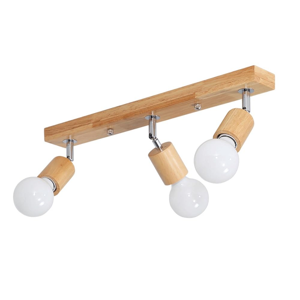 Genérico Iluminación de techo de madera nórdica