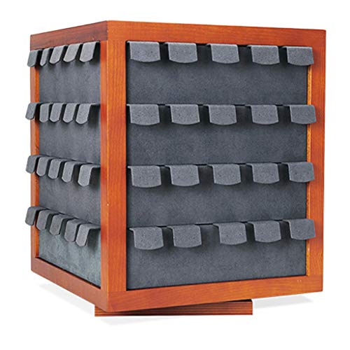 VELLOW Earring Display Stand Jewelry Display Props Solid Wood Rotating Earrings Earrings Jewelry Display Racks