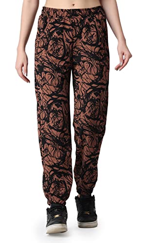Image of POPWINGS Casual Printed Joggers for Women || Stylish Western Women Joggers for Summer || Pull-On Women Joggers Pants || Women Joggers for Summer