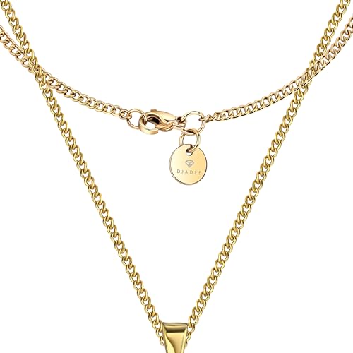 Pendentif en forme de croix DJADEE avec chaîne cadeau idéal - 3