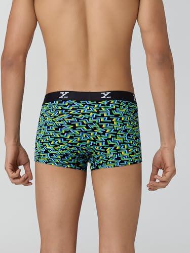 Image of XYXX Men's CloudSoft Modal Printed Trunks| Snug Fit, 4-Way Stretch & No-Marks Waistband Underwear for Man