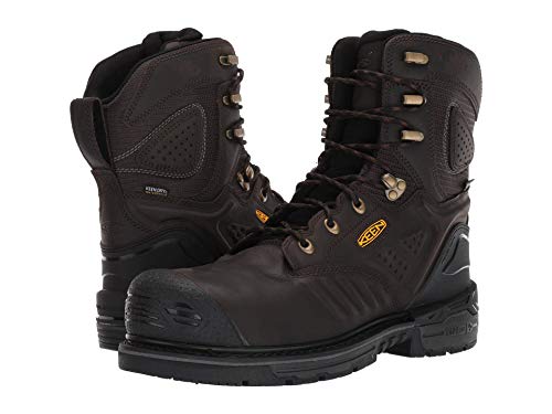 KEEN Utility Philadelphia 8' Waterproof Carbon-Fiber Toe Cascade Brown/Black 9.5 D (M)