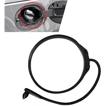 Gas Cap Fuel Tank Cap Tether Ring, Integral Anti-dropout Waterproof Automotive Tether Replacement Accessories, Compatible with Land Rover Evoque Discovery 3/4 Evoque 2 Range Rover Black