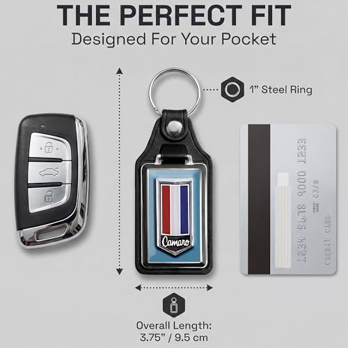 Image of Brotherhood Car Key Chain for Camaro - Classic Models Keychain for Men and Women Gift Key Ring - -
